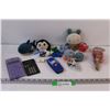 Image 1 : Penguin TY, (2) Calculators, Cat toys, Cap Gun, Misc.