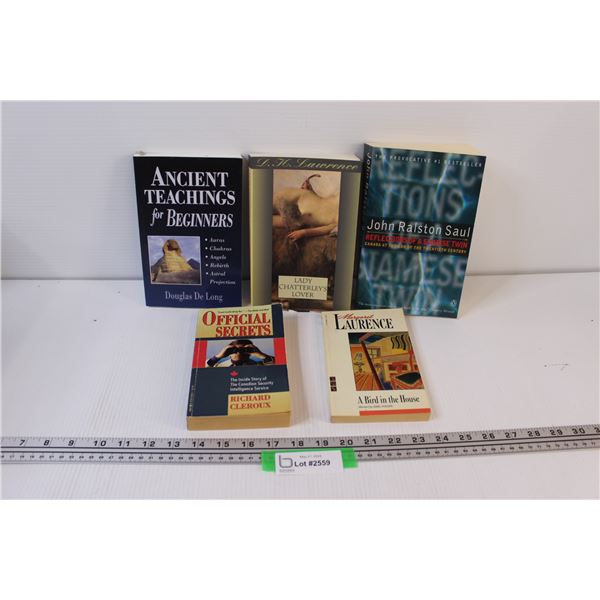 (5) Books: Ancient Teachings, Reflections of a Siamese Twin, Official Secrets, Misc.