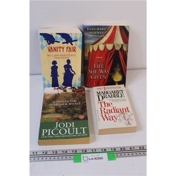 (4) Books: Vanity Fair, Life She Was Given, Songs of Humpback Whale, The Radiant Way