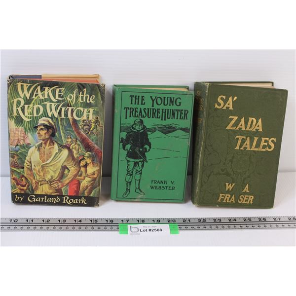 (3) Books: Red Witch, Young Treasure Hunter, Sa Zada Tales
