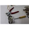 Image 4 : Mouli Grater - Vintage Curling Irons - Vintage Spoons - Rolling Pastry Cutter - Hole Punch - Vintage