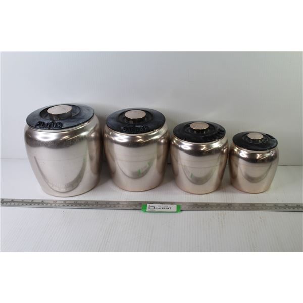 Vintage Metal Cannisters
