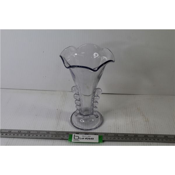 Light Purple Glass Vase