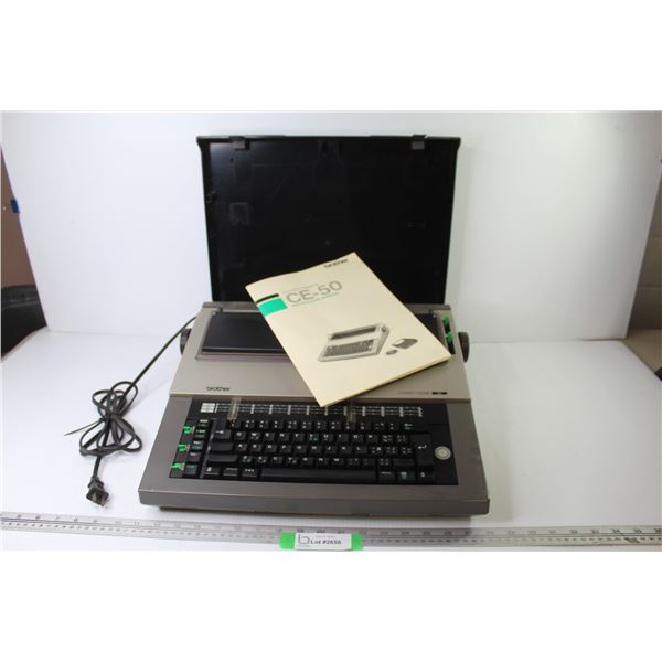 Brother Electric Typewriter w/Manual (working)