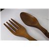 Image 2 : Wall Decor Wooden Spoon & Fork