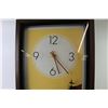 Image 2 : Battery Operated Wall Clock (24 1/2" x 14 1/2"- not running - needs battery?)