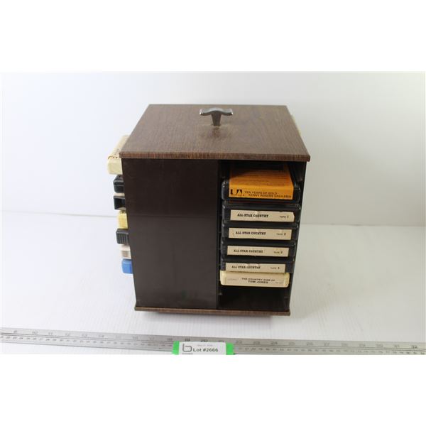 (29) 8 Tracks w/ Carousel Holder - Country - Waltz - Lawrence Welk - Orchestra