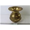 Image 1 : Brass Union Pacific RR Spittoon (has dents & cracks)