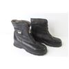 Image 2 : Pajar Leather Winter Boots - Genuine Shearling Lining - Very Good Condition (size 9)