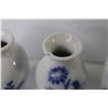 Image 2 : 5 Kwangdong China Porcelain Delfts (2 3/4" tall - one is chipped)