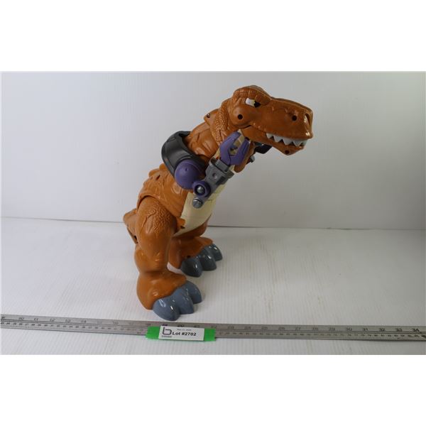 2011 Imaginex T-Rex - (14" tall - working - roars, bites, moves)