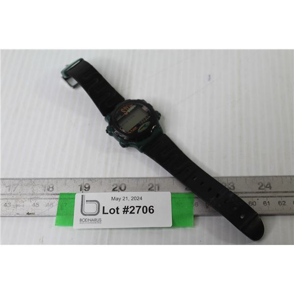 Vintage Timex Chrono Black/Green Digital Watch - Noise Indigo ED.