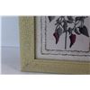 Image 2 : Pepper Plant Picture in Wood Frame - 13" x 11"