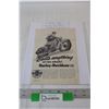 Image 1 : Vintage Harley Davidson Magazine 1954 Advertisement