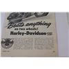 Image 4 : Vintage Harley Davidson Magazine 1954 Advertisement