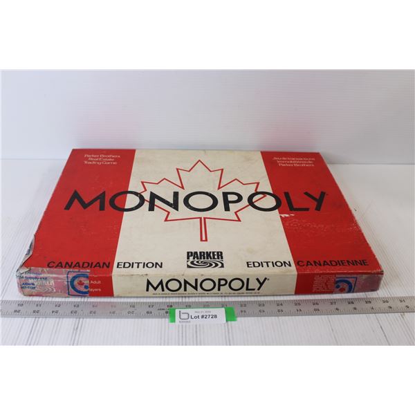 Vintage Monopoly Board Game - Canadian Edition