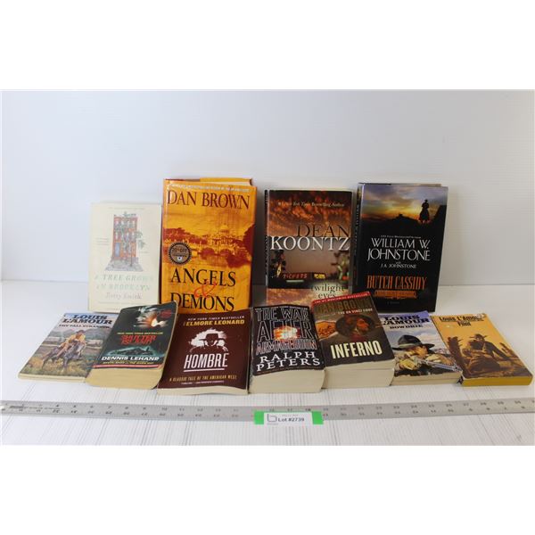 (11) Books: Shutter Island, Inferno, Butch Cassidy, Misc.