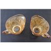 Image 3 : (2) Carnival Glass Creamers - 4" Tall