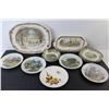 Image 7 : Collectable China: (2) Serving Trays, (4) Dessert Plates (2-Chipped), (3) Bowls, (4) Landscapes, (1)