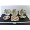Image 1 : Collectable China: (4) Dessert Plates (2) Serving Bowls