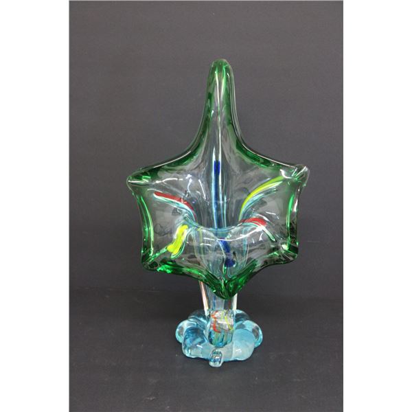 Blown Art Glass - 13.5" Tall