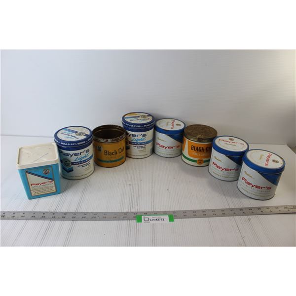 (8) Tobacco Tins