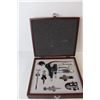 Image 2 : Wine Accessories Kit & Barometer/Thermometer/Clock for Desktop