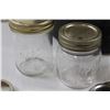 Image 7 : Canning Pot w/Basket & Lid & (8) Sealer Jars of Varying Size w/Glass / Tin Lids and Bands