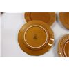Image 3 : (6) Pier 1 Stoneware Plates - Harvest Gold