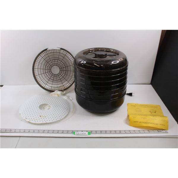 Used Food Dehydrator - 7 Tier (One Tray Cracked as Shown, Untested)