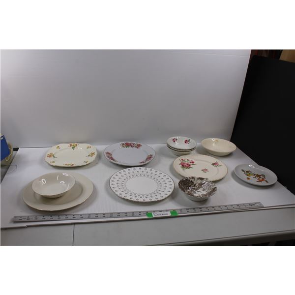 (12 pcs) China/Ironstone of Varying Manufacturers (Paragon, Johnson Bros., Alfred Meakin, Japan, Chi