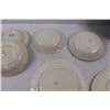 Image 7 : (12 pcs) China/Ironware - (8) Bowls, (4) Plates & Tin Serving Platter