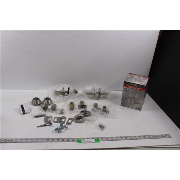 Defiant Project Pack Olympic Stainless Steel Dead Bolts & Level Style Keyed Entry Handles (Appears C