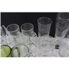 Image 4 : (24 pcs) Bar Glassware - Beer Mugs, Highball Glasses, Pint/Scooner/Goblet Glasses