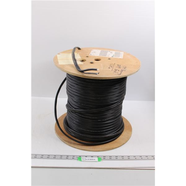 Partial Spool Of Cable/Wire (2 Strand w/Additional what Appears to be Coaxial Cable)