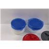 Image 2 : Reusable Food Storage/Take Along Containers - Divided Plates w/Lids, Insulated Bowls w/Lids