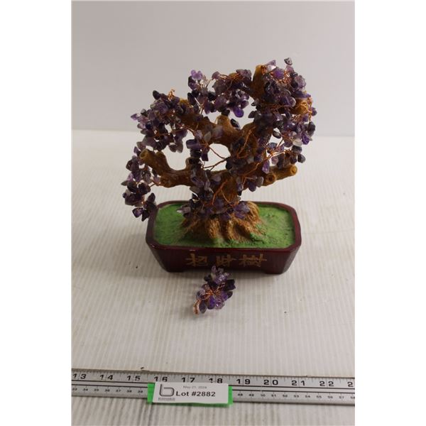 Asian Stone Tree Decoration