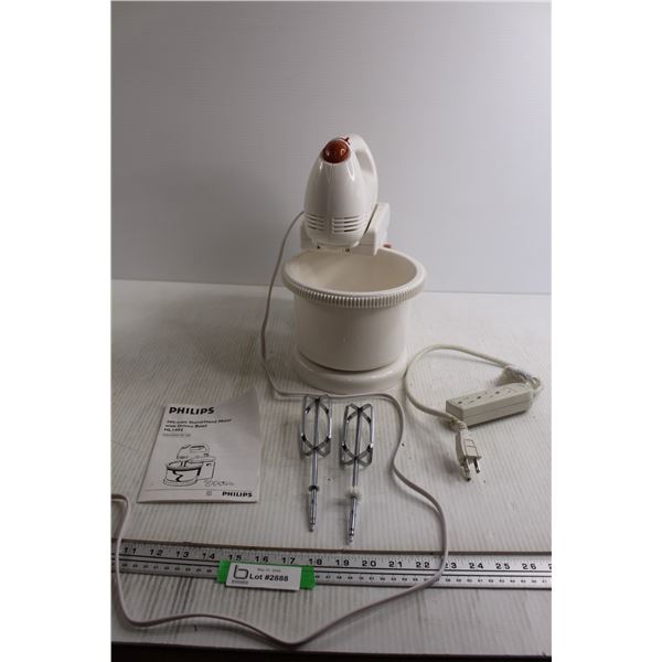 Philips Stand Mixer With Driven Bowl, Extension Cord - Works