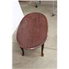 Image 4 : *Wooden Oval Living Room Table - 21" x 42" x 16"H, As Is