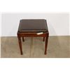 Image 1 : *Wooden Sewing Bench Stool - 19"H