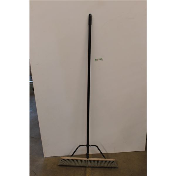 *Shop Broom with Metal Handle