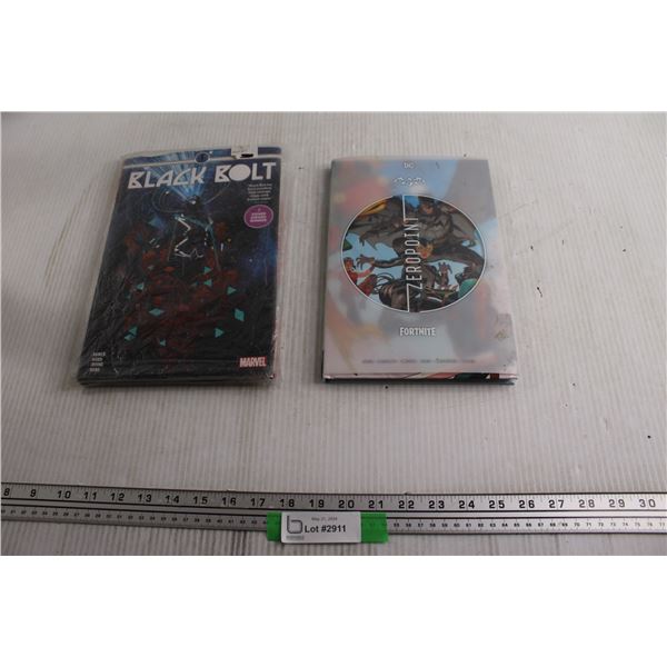 (2) Books - Black Bolt (Sealed), Batman Fornite