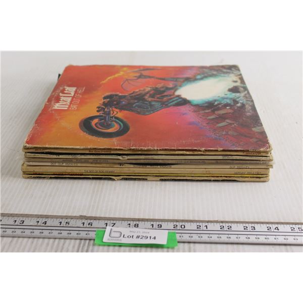 (9) Vinyl Records - Meat Loaf, Rod Stewart