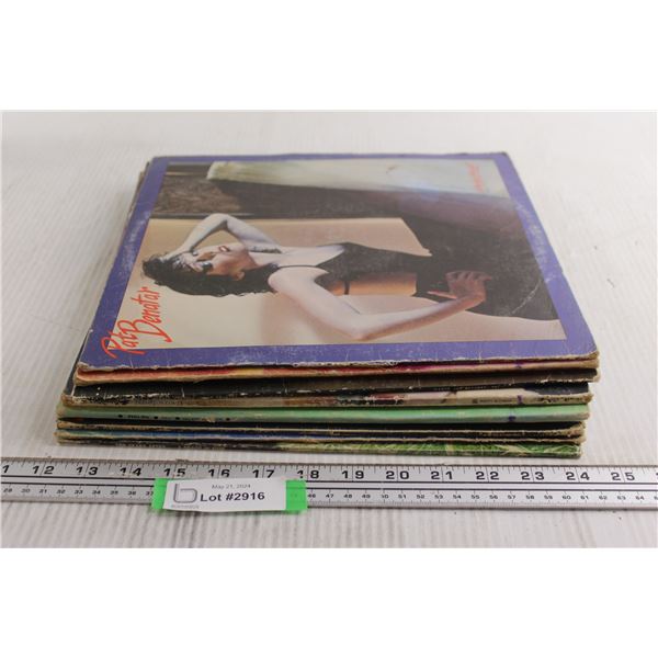 (7) Vinyl Records - Pat Benatar, Frampton Comes Alive