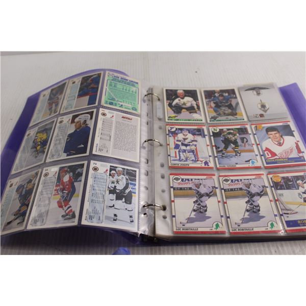 Folder Of Hockey Cards - 20 Pages