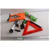 Image 1 : Hi Vis Vest, Tow Strap, Assorted Tools