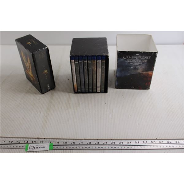(2) DVD Sets - Vikings, Game of Thrones - Both As Is