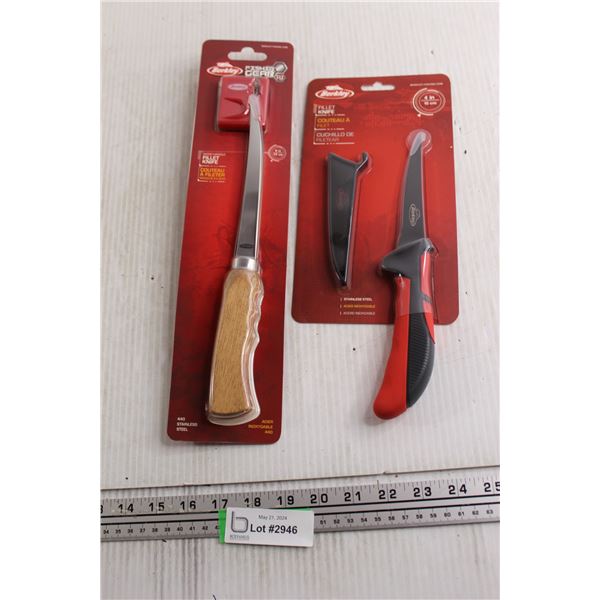 (2) Fillet Knives - Sealed