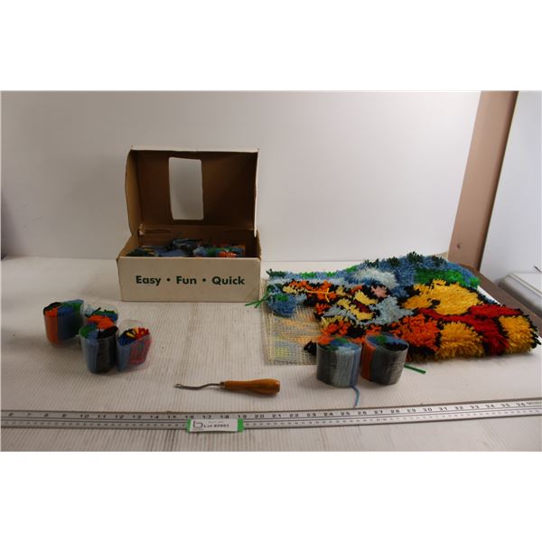 Winnie The Pooh Latch Hook Set - Unfinished