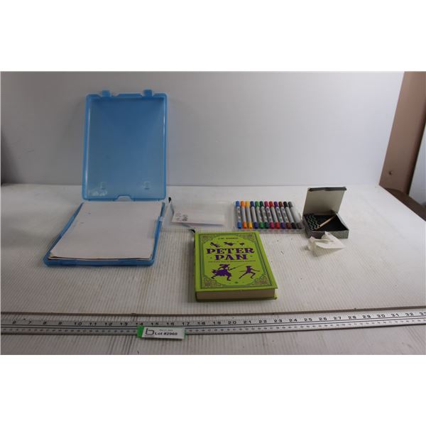 Peter Pan Book, Assorted Art Supplies
